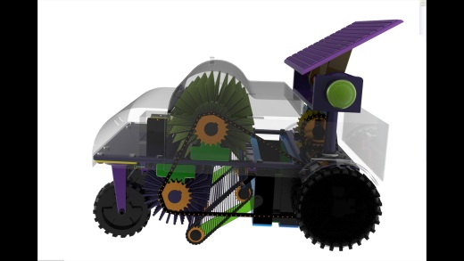 草坪垃圾自动清理回收机缩略图