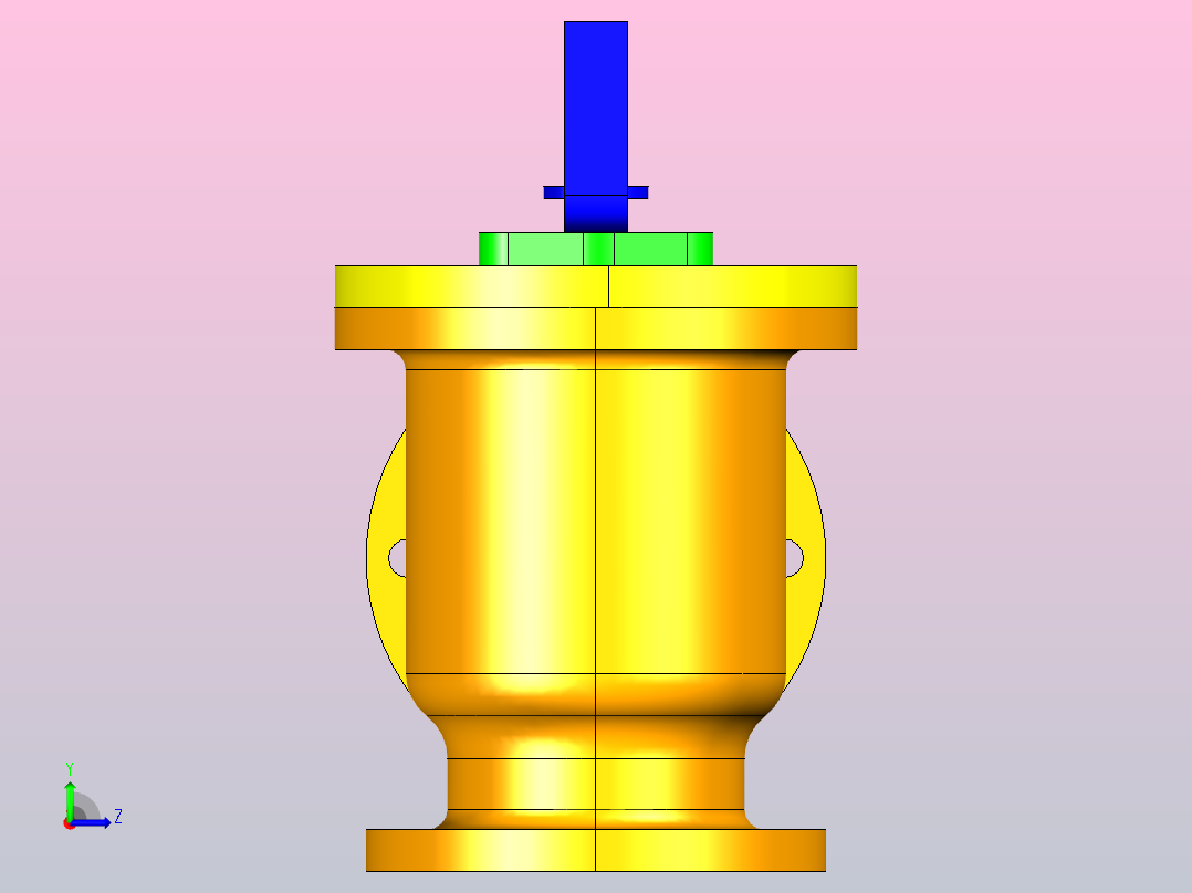 进料止回阀左视图