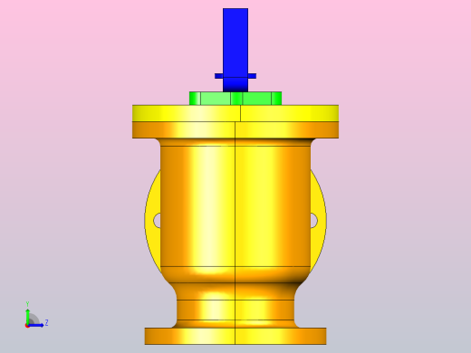 进料止回阀左视缩略图