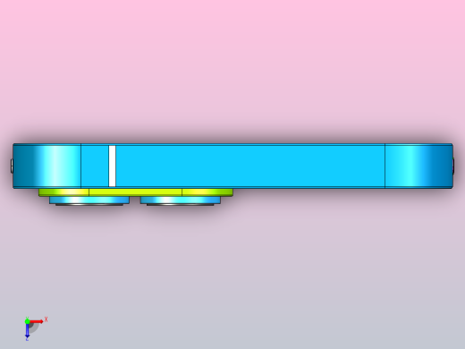 Phone 12 Pro Max的精确3D模型俯视缩略图