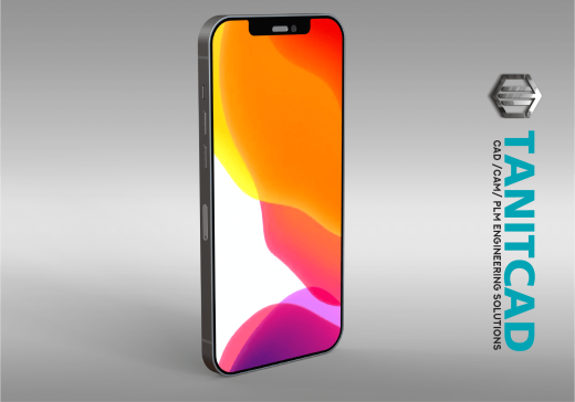 Phone 12 Pro Max的精确3D模型缩略图
