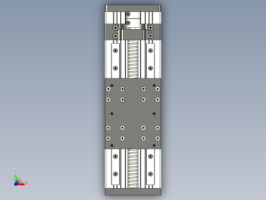 SXG10080-100mm - SFU1605 CNC 线性滑轨前视缩略图