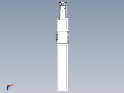 滚珠丝杠直线轴带导轨全封闭TPA-HCR-85D-1610C-L300-M-Y-P20-N3俯视缩略图