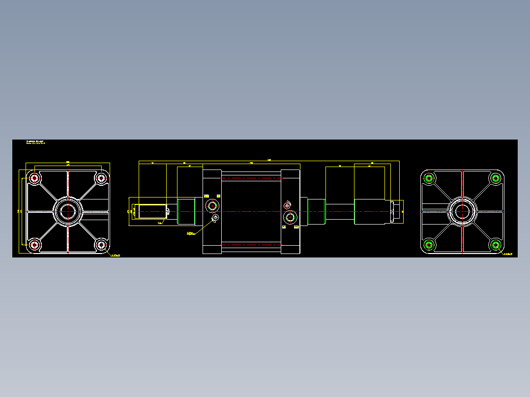 标准型气缸2D-DUL200x75
