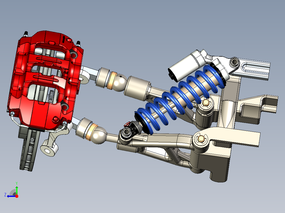 汽车悬挂系统Suspension System-281 STP右视图