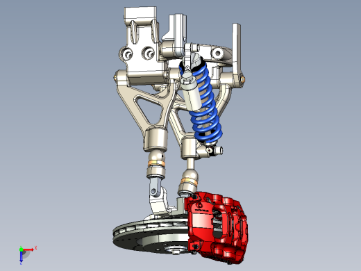 汽车悬挂系统Suspension System-281 STP俯视缩略图