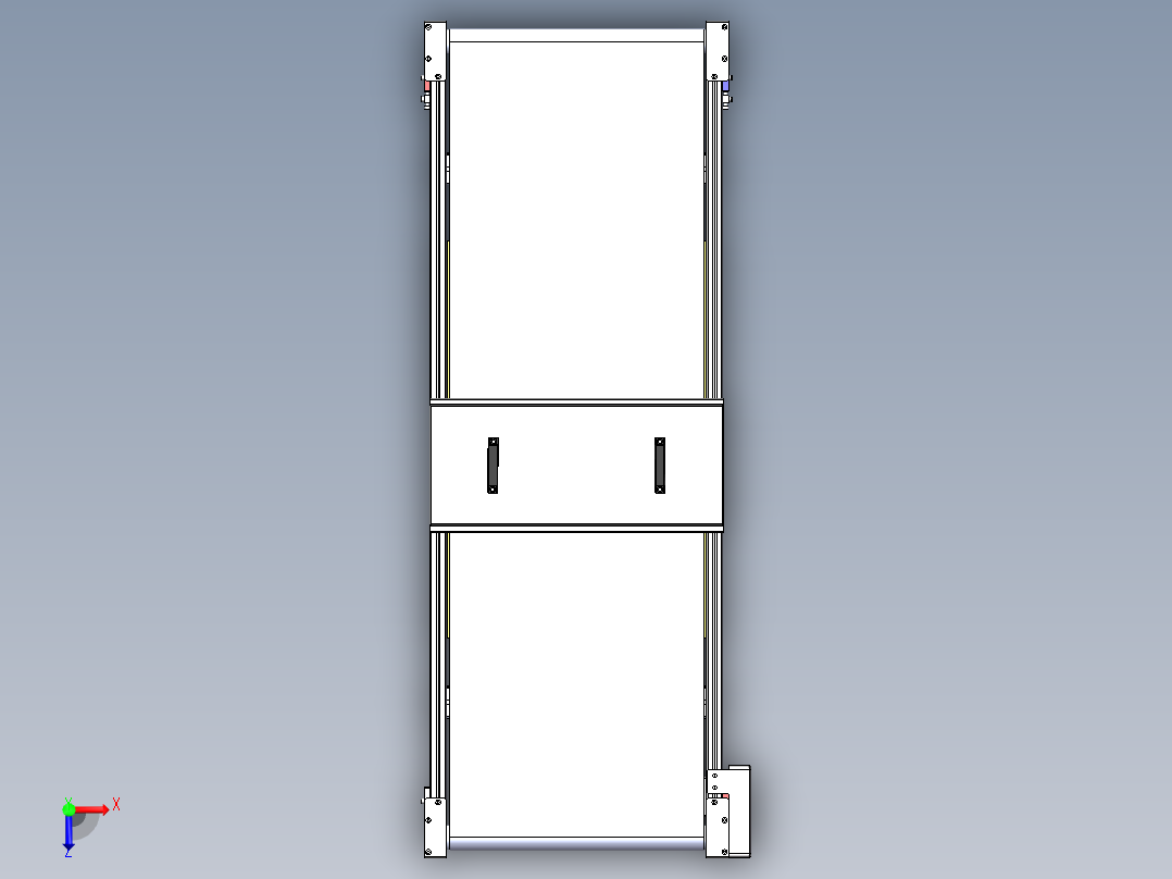 LED UV固化机sw2020可编辑俯视图