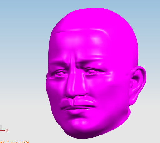 人体头部造型缩略图