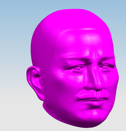 人体头部造型