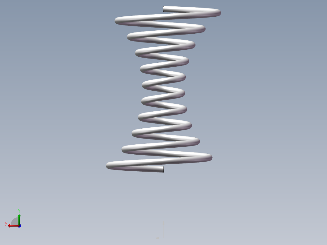 异形弹簧 后视图