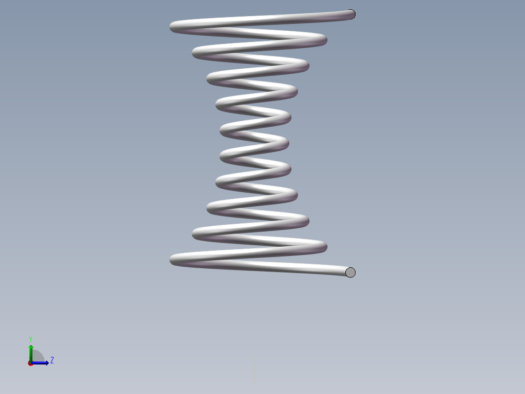 异形弹簧 左视图