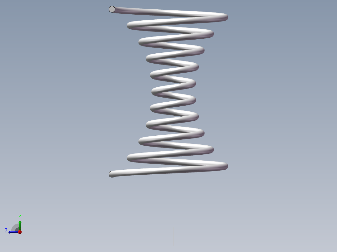 异形弹簧 右视图