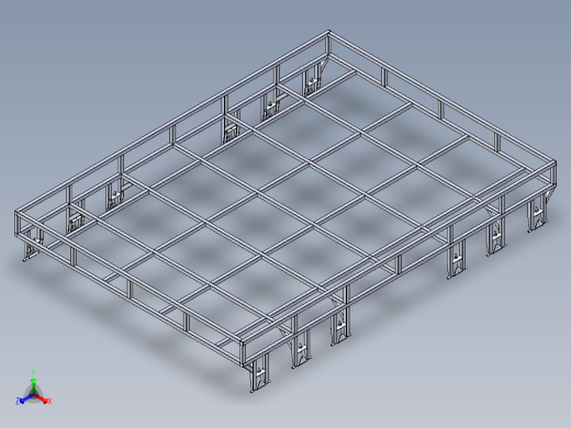 solidworks 车顶行李架结构设计