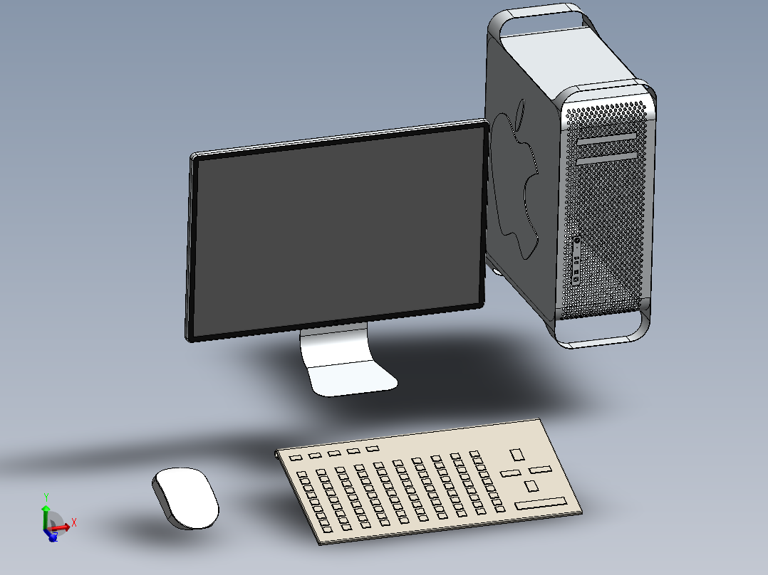 solidworks mac-pro机箱