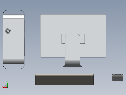 solidworks mac-pro机箱后视缩略图