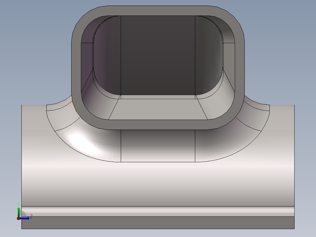 排气装置左视图
