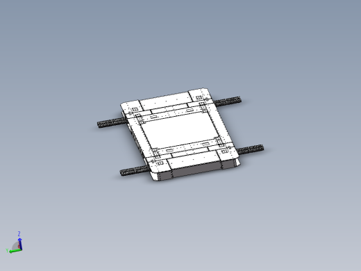 汽车搬运AGV移栽机器人3d图纸 agv移栽机 停车场搬运机器人3d模型