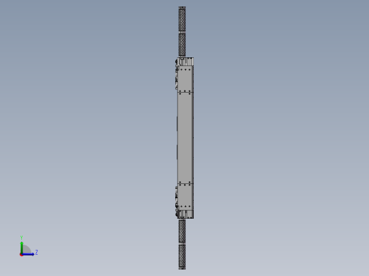 汽车搬运AGV移栽机器人3d图纸 agv移栽机 停车场搬运机器人3d模型左视缩略图