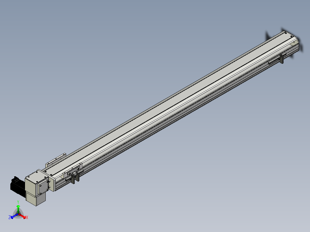 Toyo东佑达直线模组-ETB10-1200-RD主视图