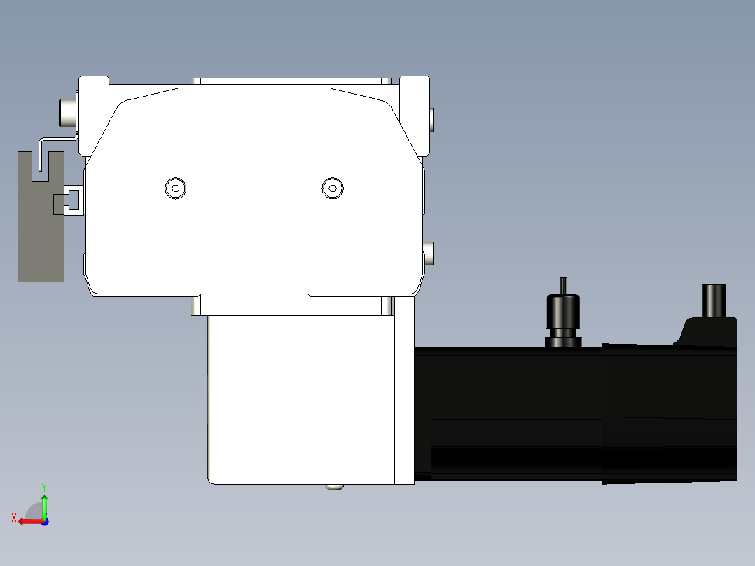 Toyo东佑达直线模组-ETB10-1200-RD后视图