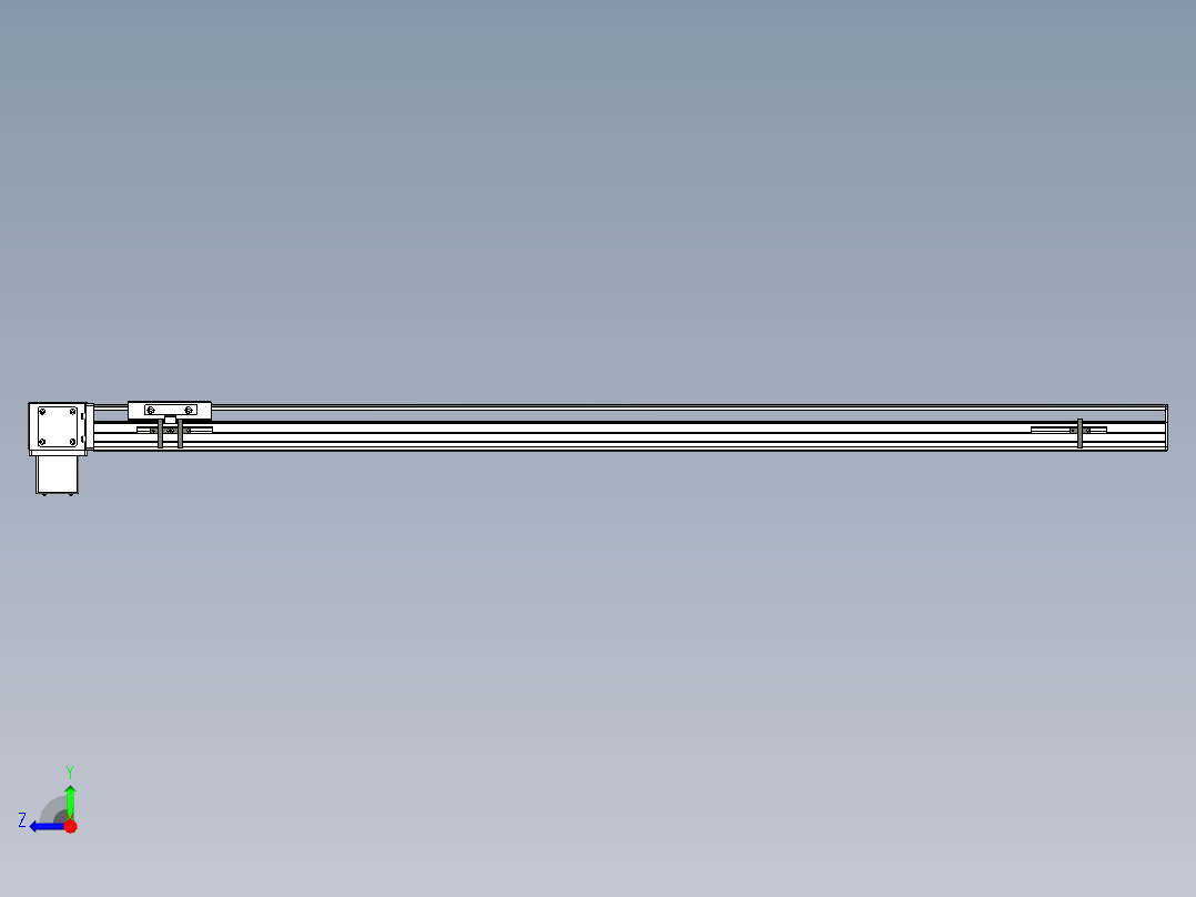 Toyo东佑达直线模组-ETB10-1200-RD右视图