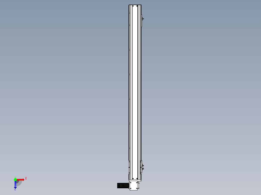Toyo东佑达直线模组-ETB10-1200-RD俯视图