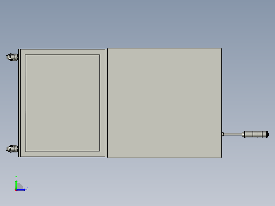 自动螺丝机左视图