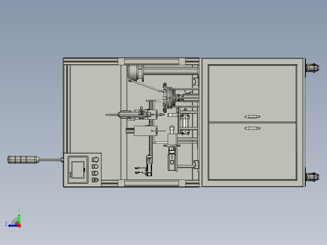 自动螺丝机右视图