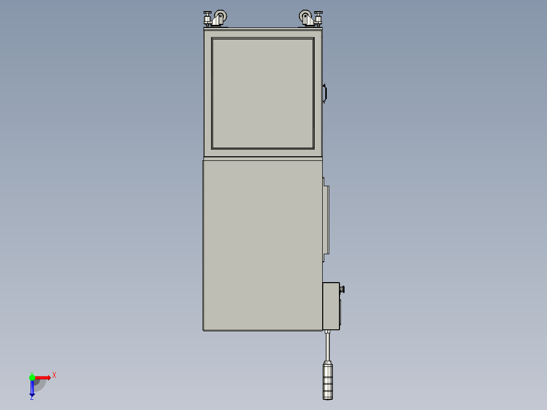 自动螺丝机俯视图