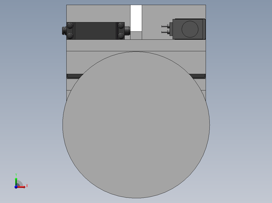 浮动打磨头前视图