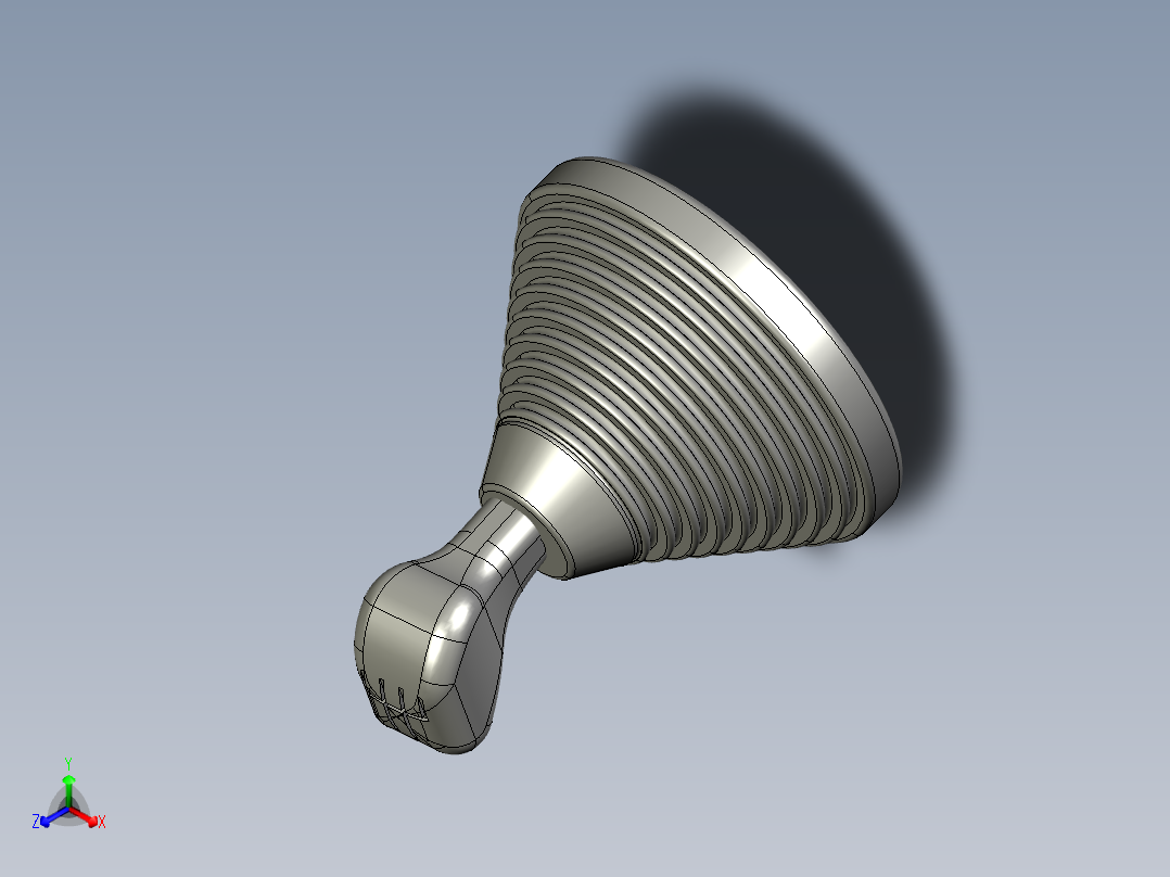 换挡正等轴测图
