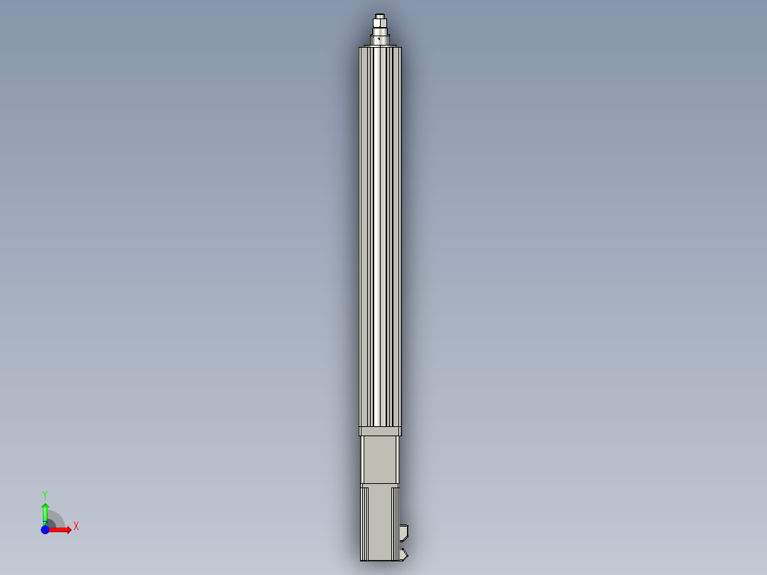 12VZ电动缸-VZ6-S450-BC前视图