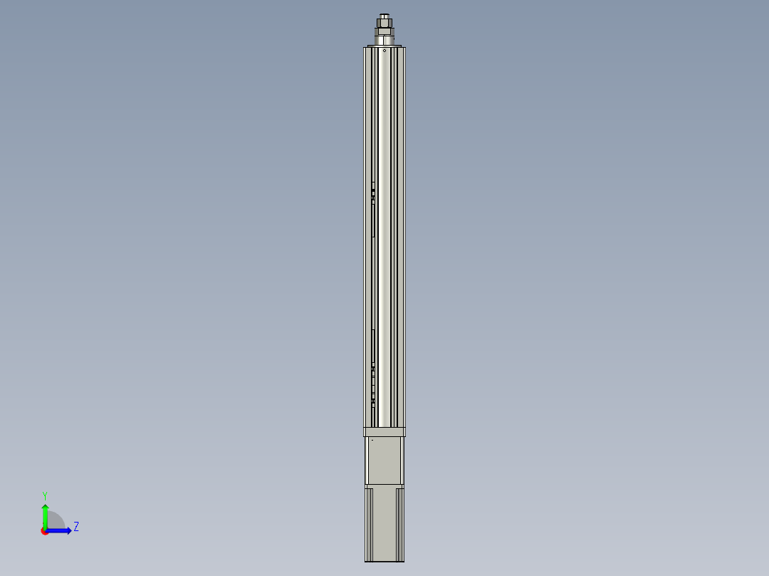 12VZ电动缸-VZ6-S450-BC左视图
