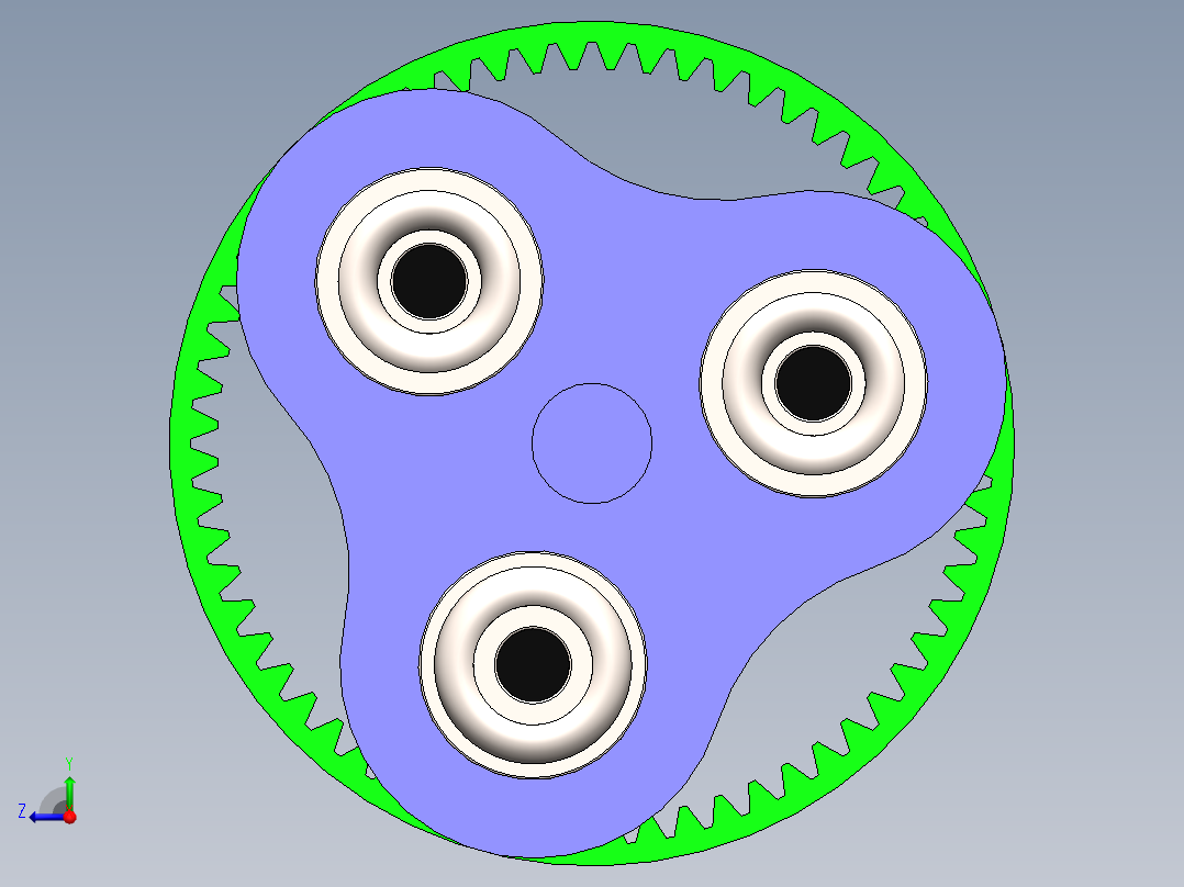 行星齿轮系统--SW右视图