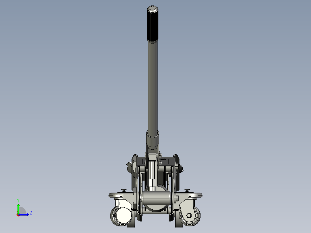 液压落地千斤顶左视图