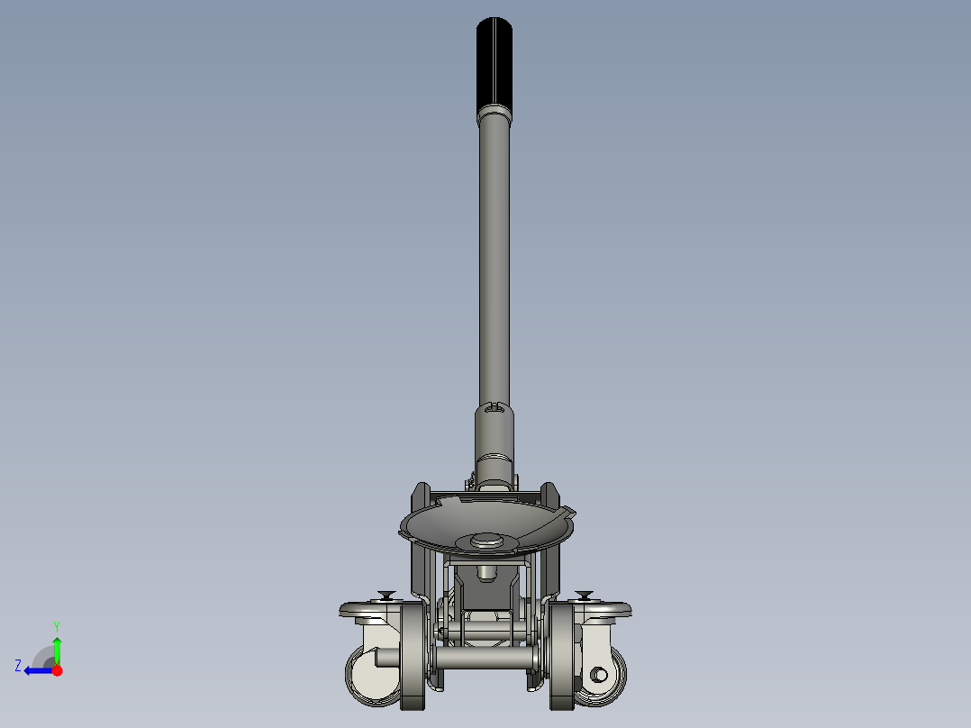液压落地千斤顶右视图
