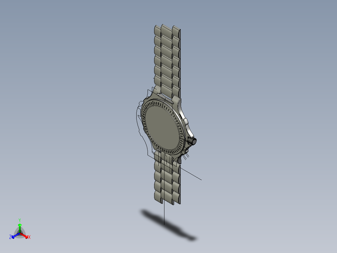 男士手表模型 仅外形