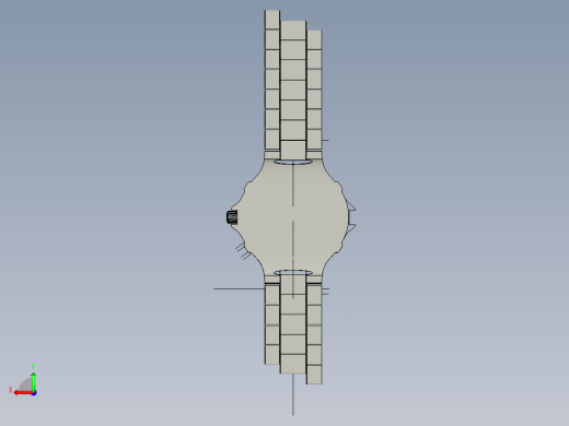 男士手表模型 仅外形后视缩略图