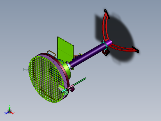 圆形木炭烤架野营烤炉