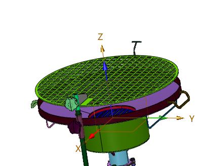 圆形木炭烤架野营烤炉
