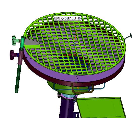 圆形木炭烤架野营烤炉