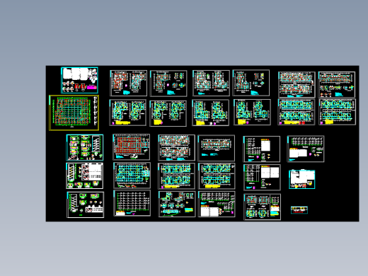 多层住宅楼全套结构施工图