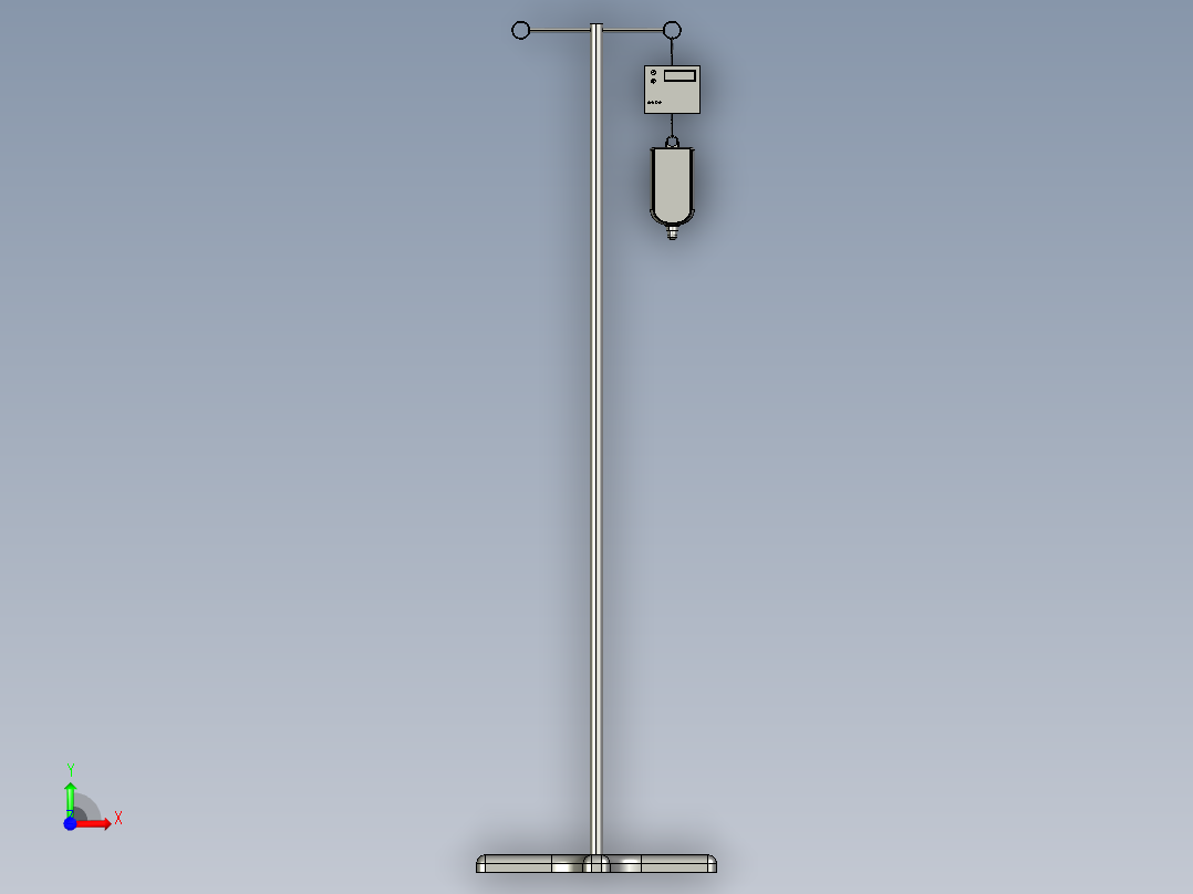 输液监测装置前视图