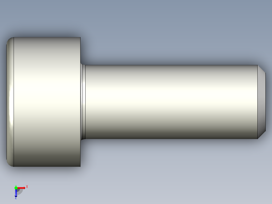 螺钉-DIN_912-M4x10.stp俯视图
