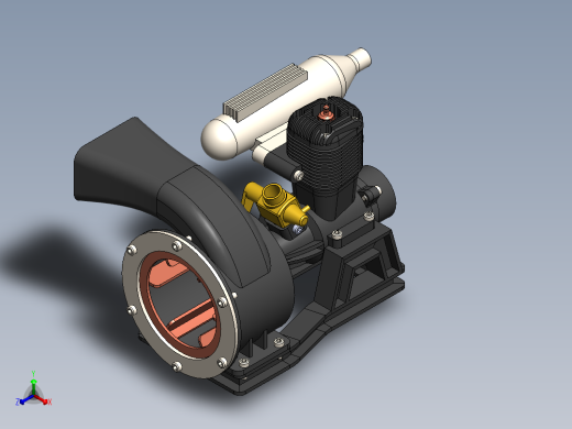 发动机鼓风机总成4