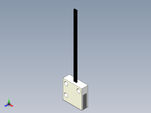 矩阵光纤_漫反射型FR-S11正等轴测缩略图