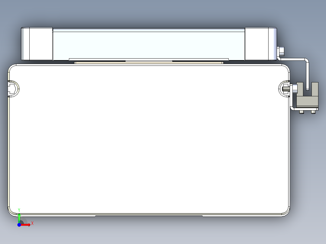 丝杠滑台-全封闭-EC17-LX-C-S1300-BC-Z86-D3前视图