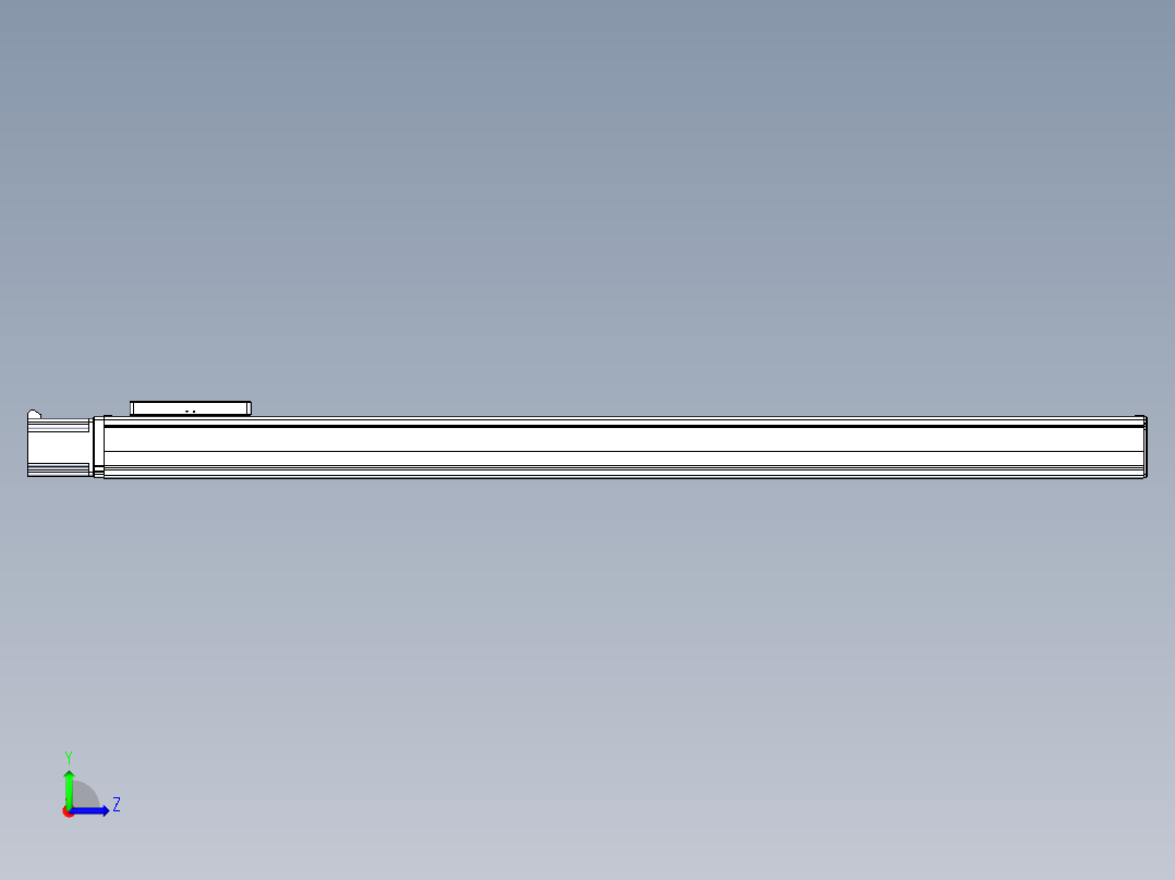 丝杠滑台-全封闭-EC17-LX-C-S1300-BC-Z86-D3左视图