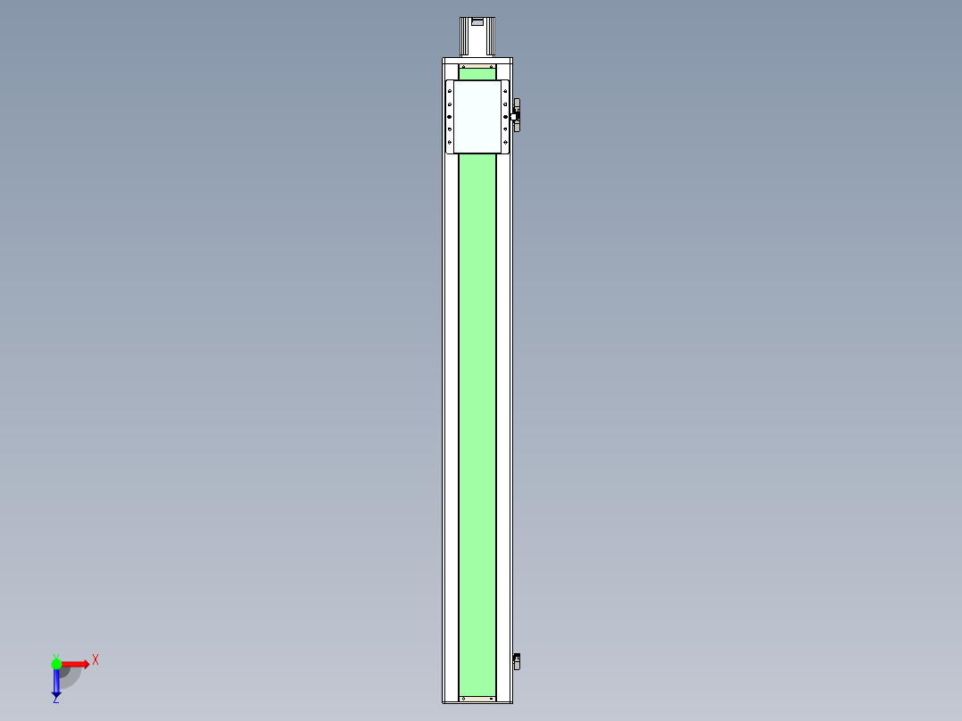 丝杠滑台-全封闭-EC17-LX-C-S1300-BC-Z86-D3俯视图