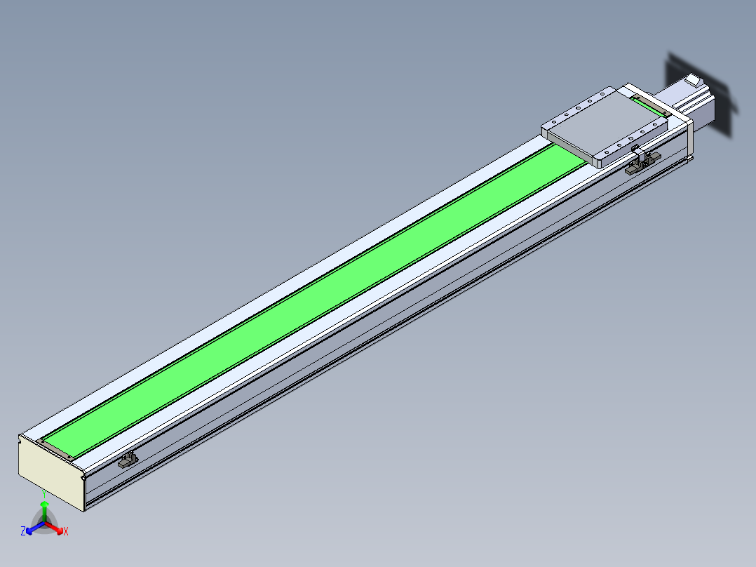 丝杠滑台-全封闭-EC17-LX-C-S1300-BC-Z86-D3正等轴测图